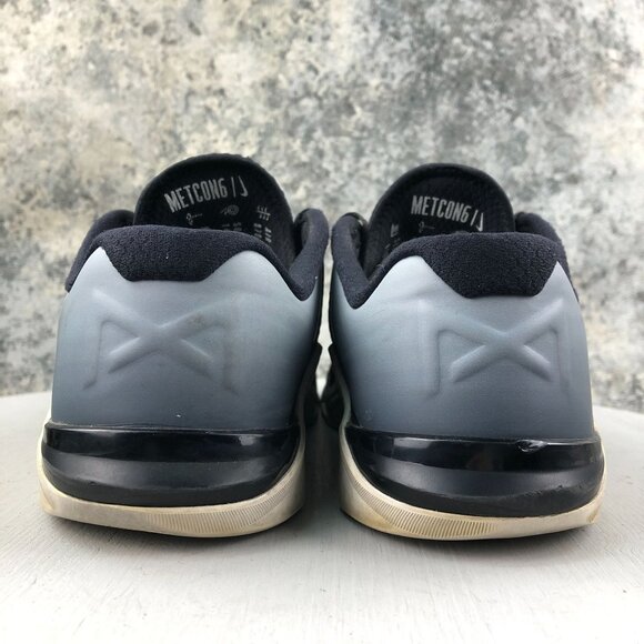 Nike Women's Size 10.5 Metcon 6 Black White Grey Lace-Up Sneakers DJ3073-001 - Picture 7 of 12